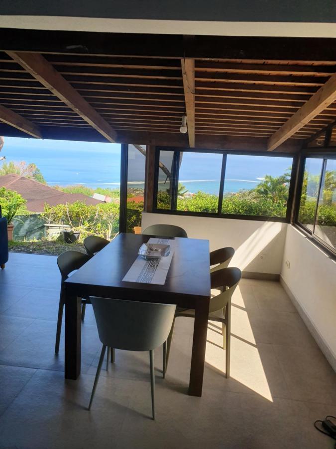 Jolie Maison Vue Ocean Et Moorea Punaauia  Exterior photo